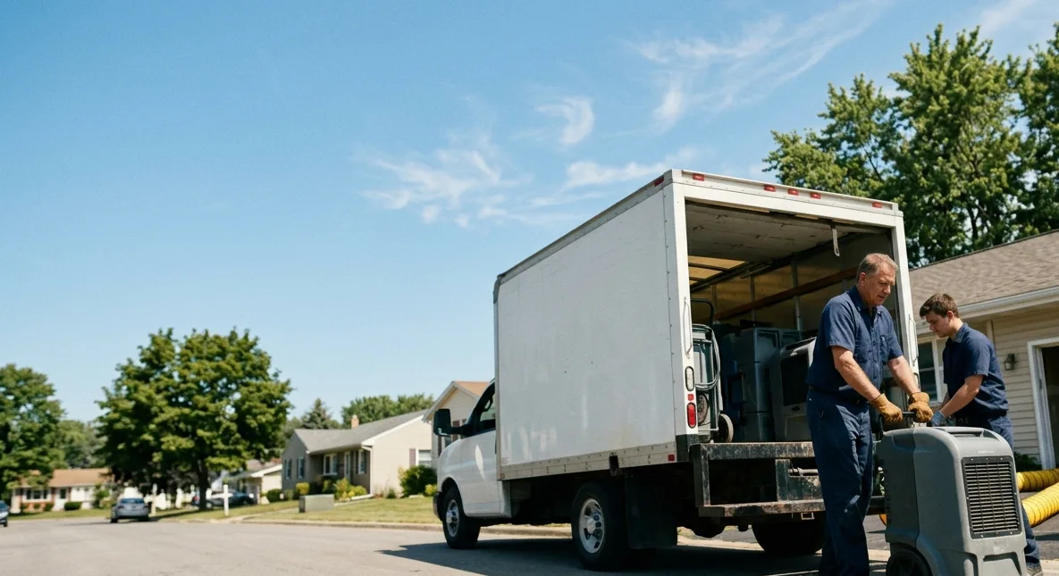 Water Damage Cleanup in Mount Carmel, IL near me